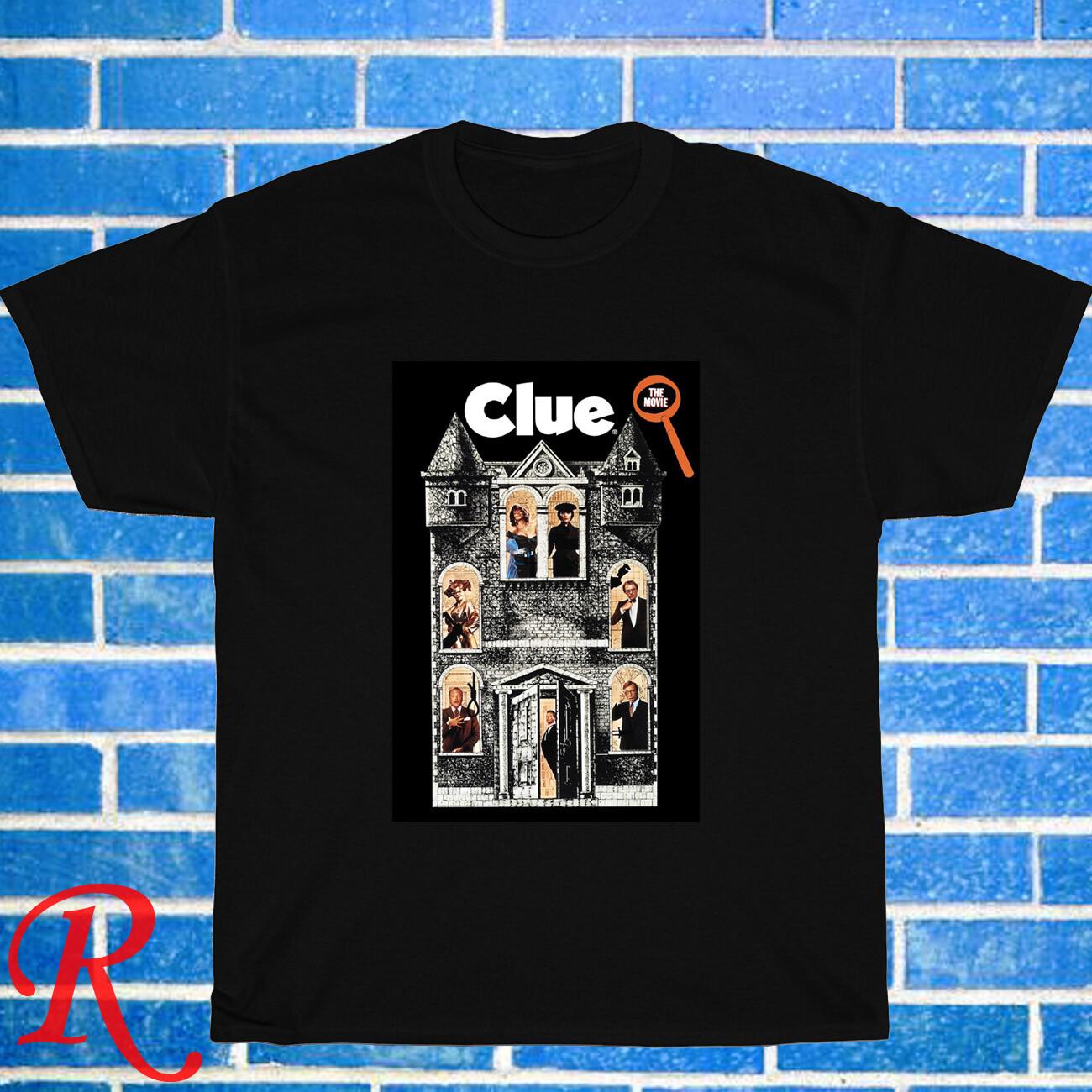 New Clue Movie Poster Logo Black/Grey/Navy/White Size S-5XL Unisex T-Shirt XXXXL