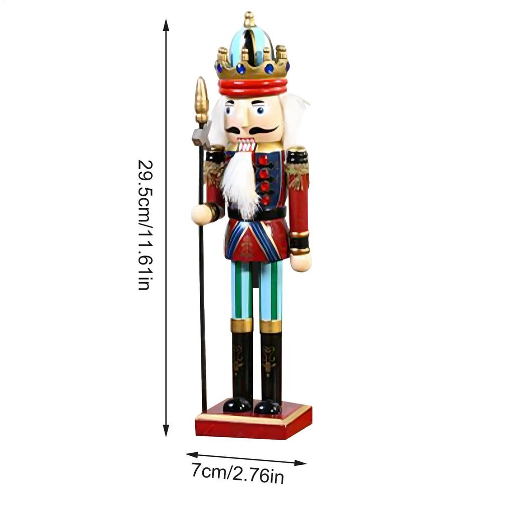 Weihnachts-Nussknacker Weihnachts-Puppe Figur Marionette Nussknacker Feiertags-Nussknacker Marionette Partyzubehör Für Esstisch Zuhause