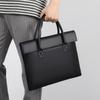 Casual men's and women's new PU laptop bag, light and thin notebook bag, business simple portable briefcase