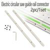 Track Saw Guide Rail Connector Set Replacement Wooden Board Cutting Guide Rail Connector Compatible for Multiple Style Track Saw