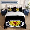 Scotland FC 3‑Piece Bedding Set Soft Microfiber Duvet Cover Pillowcases Comfortable Bed Linen for Bedroom Decoration
