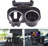 Universal Car Headrest Cup Holder Seat Back Organizer Car Rear Seat Snack Tray Double Cup Holder Car Interior Accessories