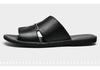 2024 Summer Trendy Plus Size Men's Genuine Leather Flip-Flops: Casual Beach Sandals in Sizes 45-47
