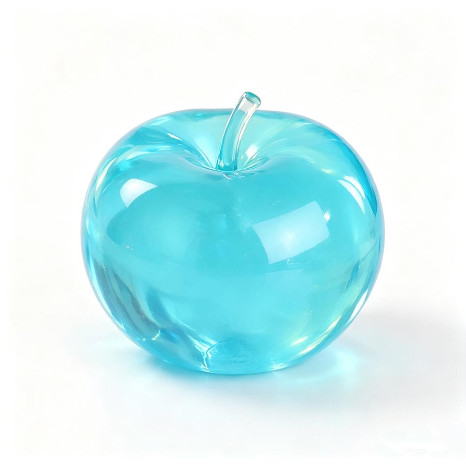 Soft Crystal Transparent Apple Maltose Squishy Stress Ball Moldable Non Bounce Asmr Sensory Squeeze Toy Stress Relief Desk Decor