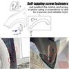 Chassis Engine Guard Metal Nut/Screw Washers U-shape Clip for BMW E46 E92 E90 F10 Car Fender Bumper Cross Head Screws 40/20pcs
