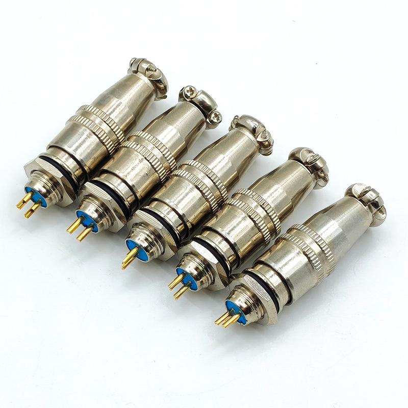 XS9 Aviation Metal Connector, Type 2-4 Core, Male-Female Round Plug Socket
