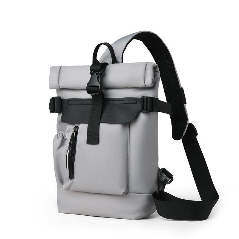 Men's breast bag New business commuter messenger nylon shoulder bag Chest bag Large capacity bag