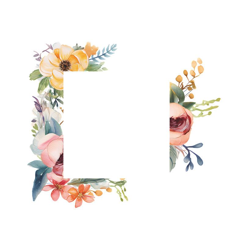 Green Plants Rose Daisies Peony Flowers Leaf Switch Stickers Home Decoration Wall Stickers Self-adhesive