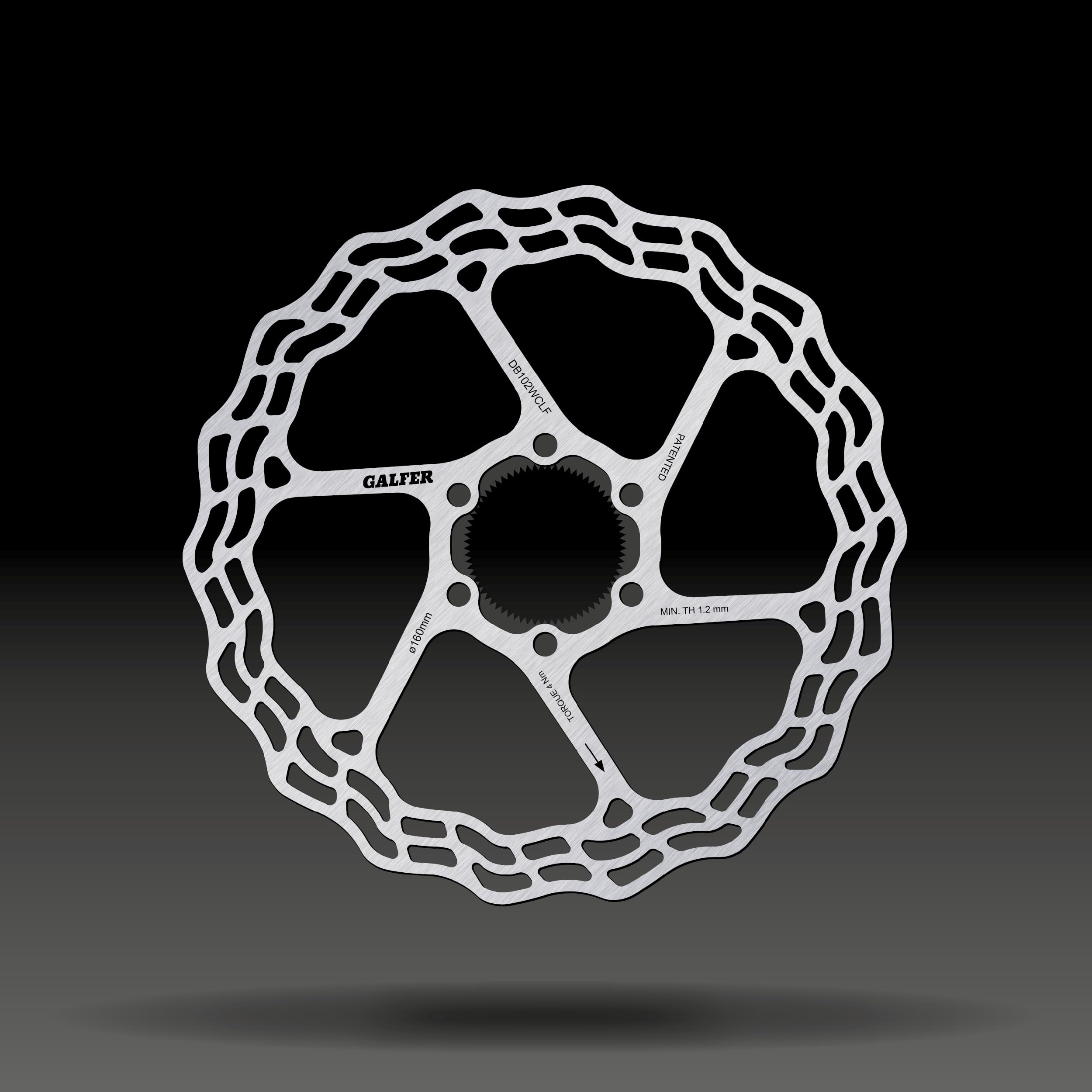 

GALFER BRAKING SYSTEMS Disc Rotor DB102WCLF DISC WAVE Fulcrum AFS System ROAD/GRAVEL (Center Lock) 160/1.8mm