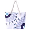 Women's Beach Bag Devil Eyes Tote Blue Eyes Shoulder Bag Evil Eye Canvas Bag
