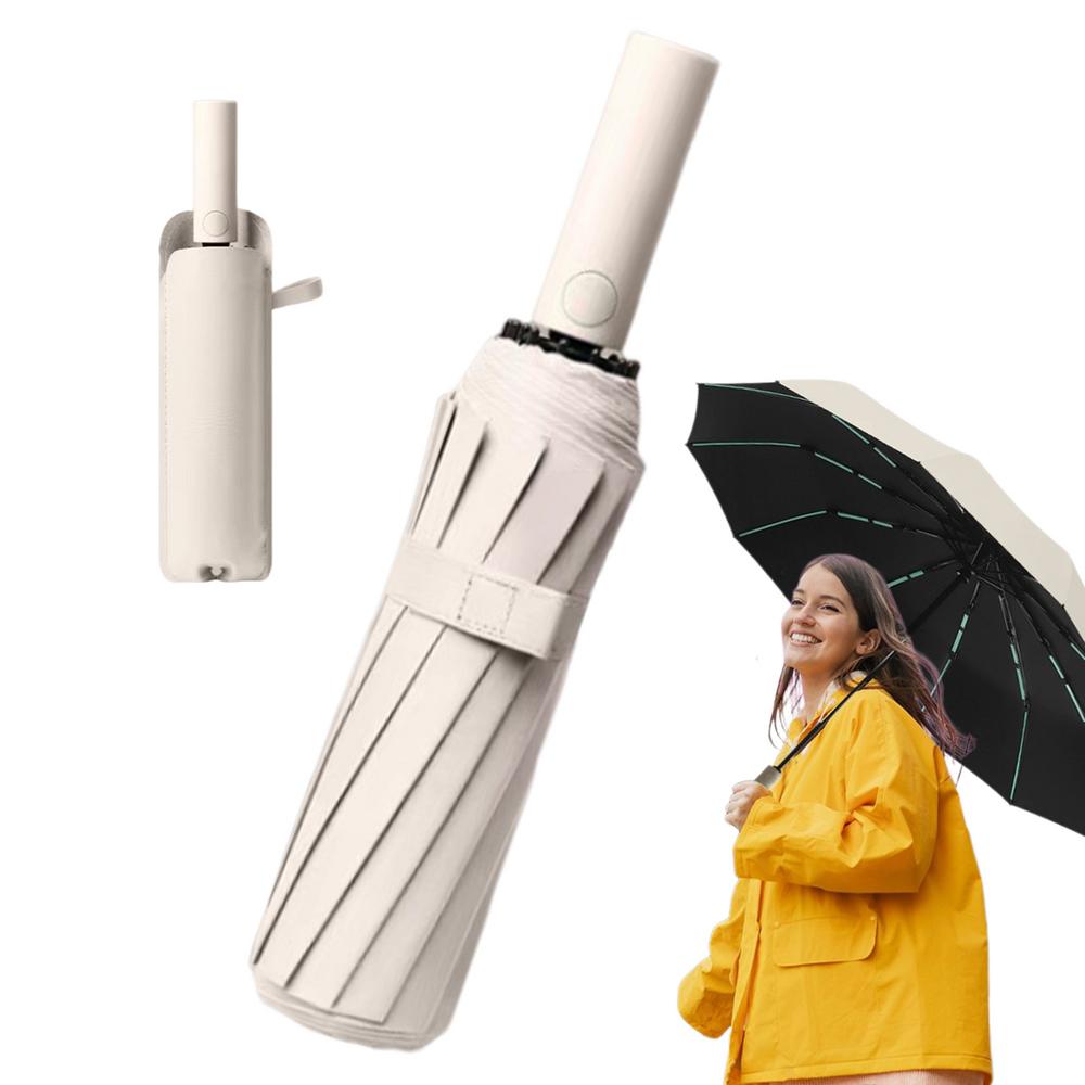 UV Blocking Umbrella Auto Open And Close Compact Umbrella UV Blocker Lightweight Umbrella Sun Blocking Rain Umbrella For Women