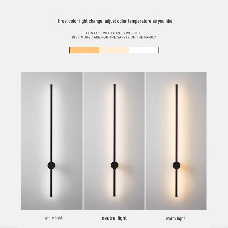 Rechargeable Long Strip LED Wall Lamp