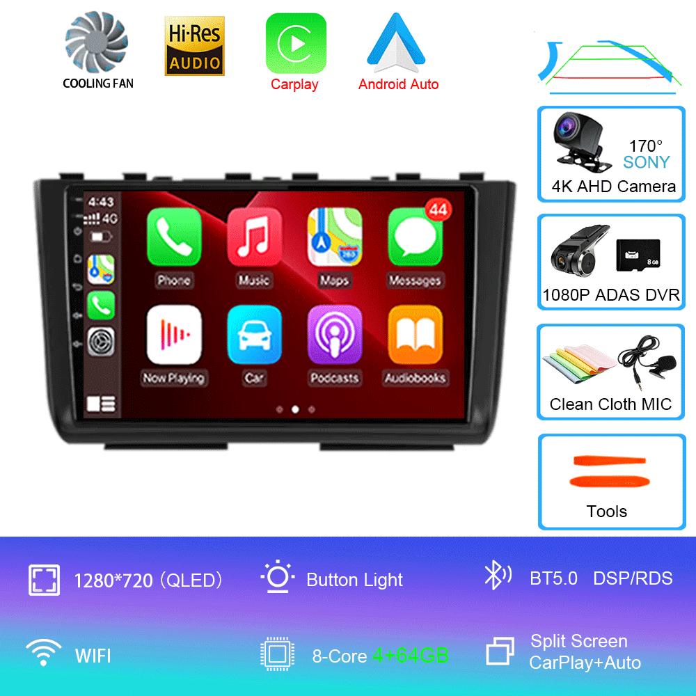 Car Radio Android 14 Carplay For Hyundai Creta 2 IX25 2020 2021 Multimedia Video Player Navigation GPS Stereo Head Unit No 2din