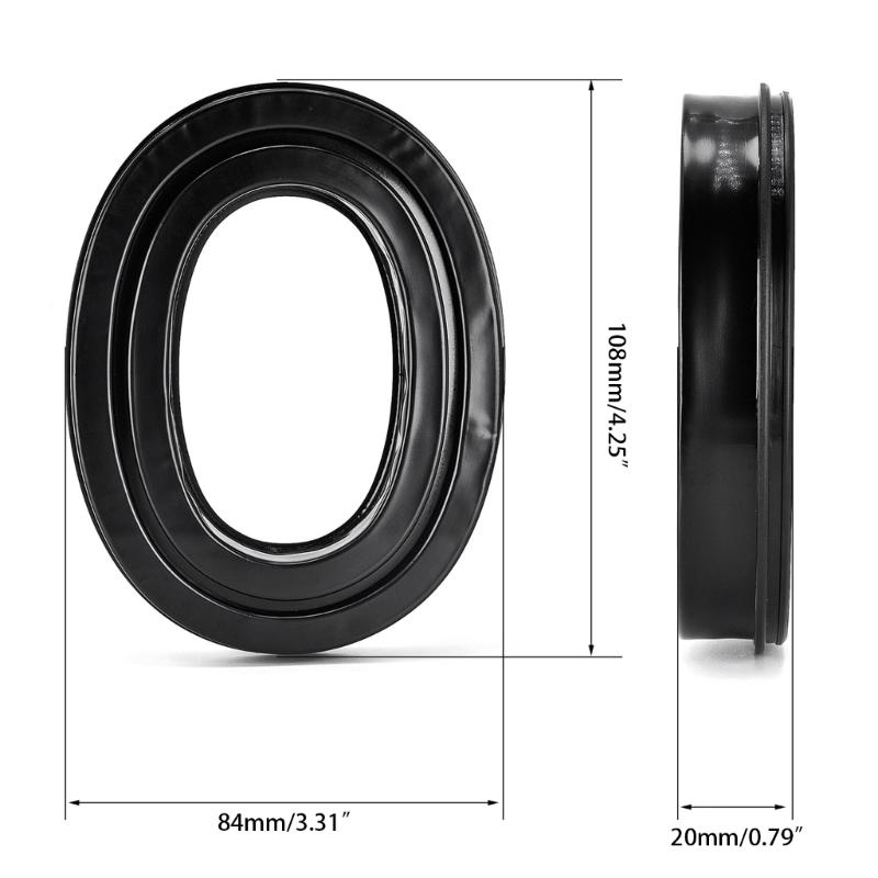 Soft Silicone Gel Earpads for 3 for M Earphone Memory Foam Earcups Easily Replaced Ear Cushions Earpads