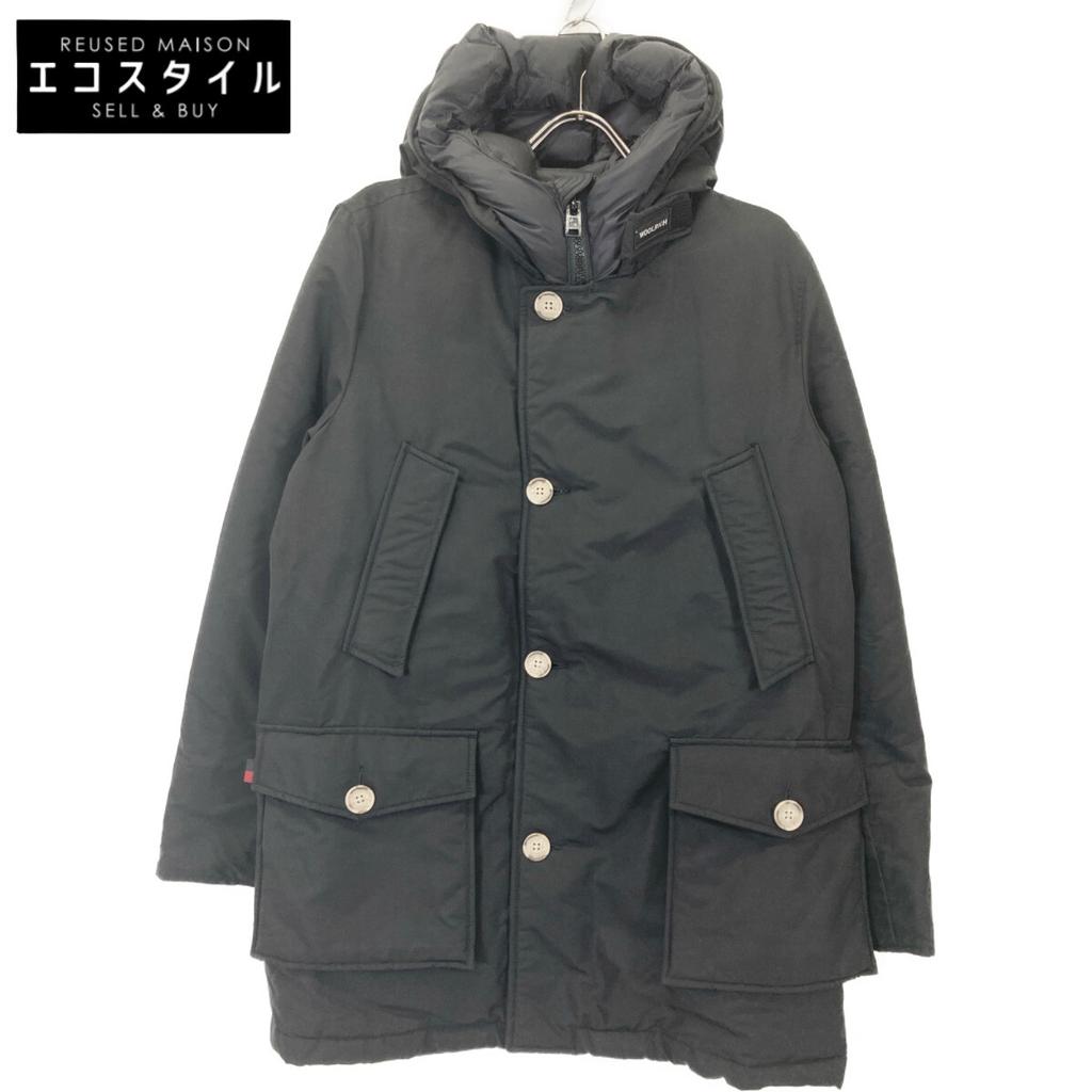 WOOLRICH WOCPS2882 Black Arctic Parka coat M blackUsed