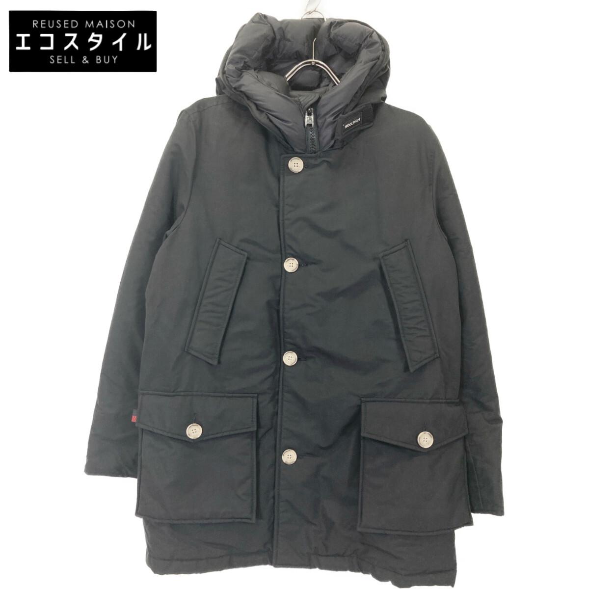 

WOOLRICH WOCPS2882 Black Arctic Parka coat M blackUsed