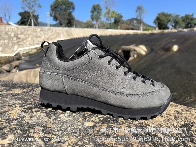 Replica Damo High-top Outdoor Camping GTX Waterproof and Non-slip V Mountaineering Shoes First Layer Cowhide Hiking Shoes for Men and Women