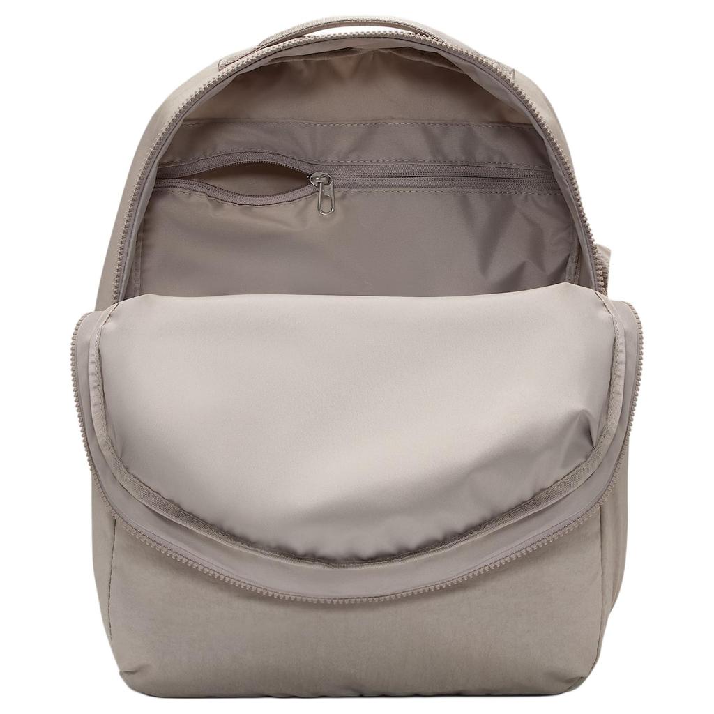 Nike Aura 24L Fashion Versatile Nylon Backpack Unisex Backpack Academy-Gray Matte-Silver HF7007-009