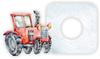 Protective Sticker for the Switch in a Child' Room - Tractor