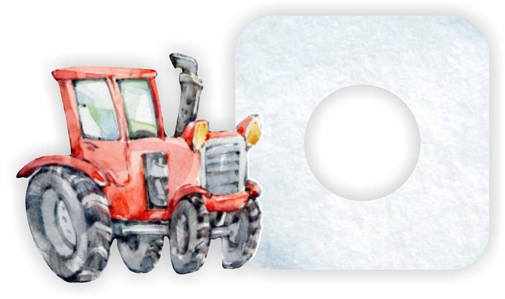 Protective Sticker for the Switch in a Child' Room - Tractor