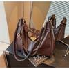 Ielgy Large-Capacity Autumn Winter All-Match Simple One-Shoulder Messenger La