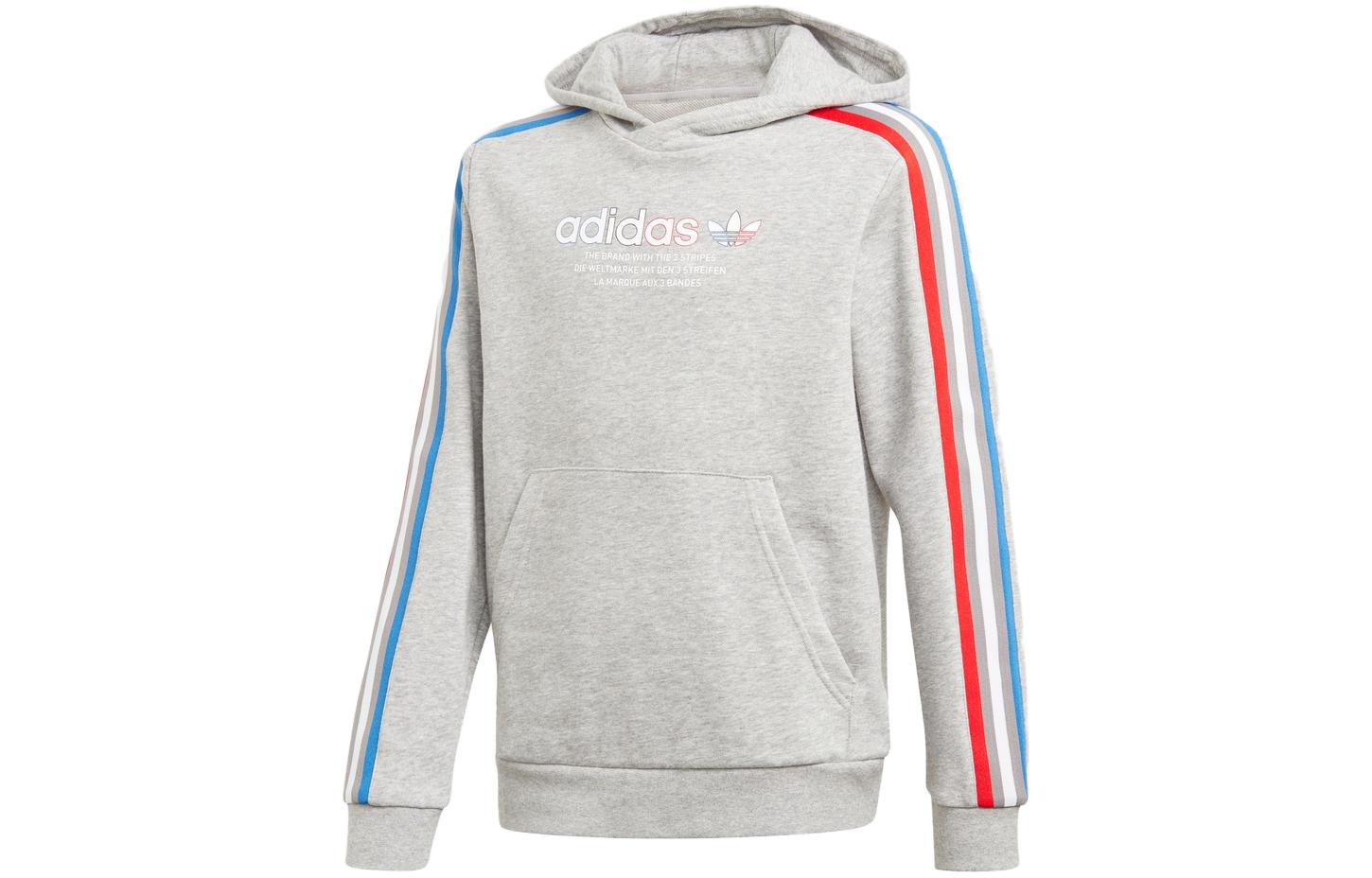 Adidas Originals Kids Sweatshirts Hooded Thickened GN7497 134