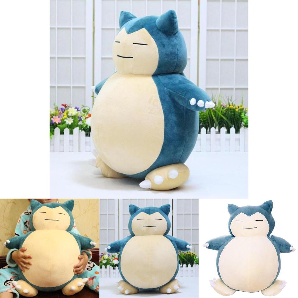 Large Snorlax Plush Toy For Kids And Adults Perfect Cozy Kabigon Pillow Gift