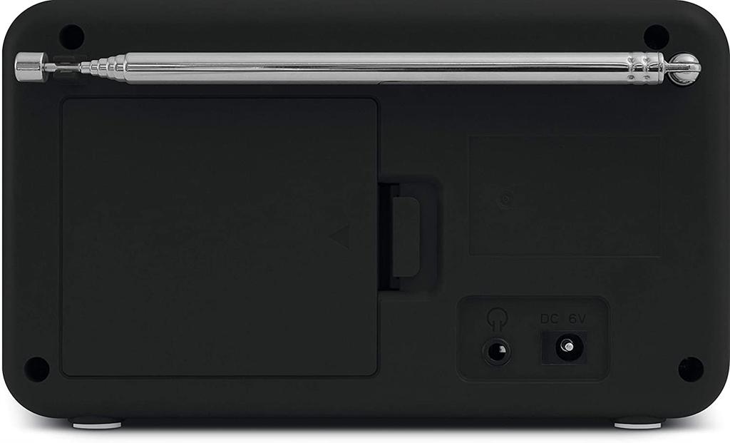 רדיו נייד TechniSat VIOLA 2 DAB+ FM מסך LCD ספק כוח סוללות שחור