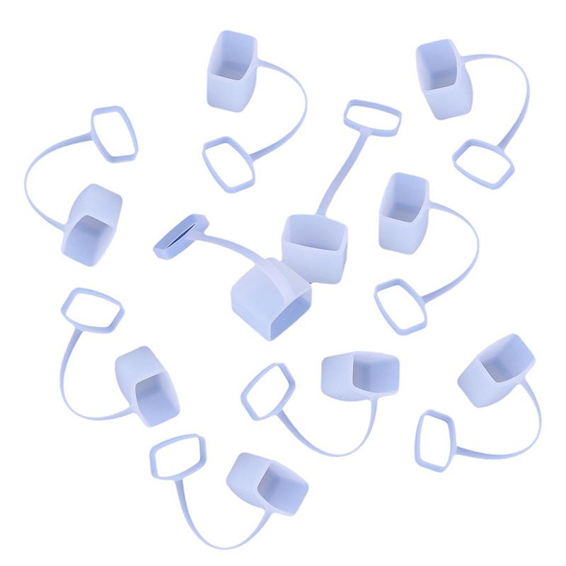 5/10 PCS Coffee Syrup Pump Tip Cap Covers Pourer Cap Syrup Covers Caps Silicone Fits For Syrup Pump, Pour Dispenser