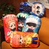 35cm Anime Jujutsu Kaisen Plush Pillow, Gojo Satoru & Itadori Yuji Soft Stuffed Doll, Cute Pajamas Plushie Cushion Gift for Fans