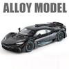 1:18 GTR SKYLINE ONE Toys Sports Cars Alloy Diecast Model Wheel Steering Miniature Vehicles Doors Opened Car for Child Gifts