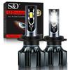 2Pcs Super Bright Mini H4 H7 LED Car Headlight Bulbs 30000Lm CSP Chip Auto H1 H11 LED Light H8 HB3 HB4 9005 9006 9012 Hir2 6000K Auto Lamp 12V