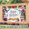 Magic Castle Birthday Banner, Academy Theme Backdrop Wall Decor for Party