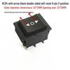 KCD4 Rocker Switch: 4/6 Pins, 2/3 Positions, Illuminated, 25x31mm, 16A 250V Power Button