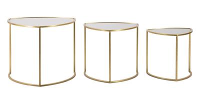 Coffee Table Triangle Set 3 Pcs Cm Ø 60X50-50X45-40X40