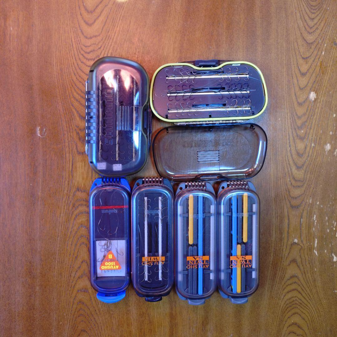 Used Ayu fishing tackle box sold in bulk