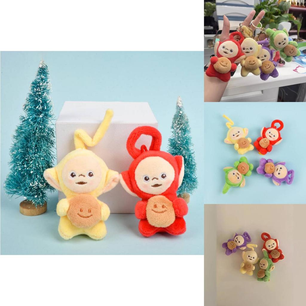Schattige Pluche Teletubbies Toast Pop Met Geluid Perfect Voor Rugzak Decoratie Cadeau