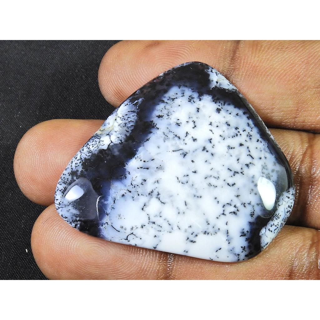 WOW!! WONDERFUL NATURAL Dendrite OPAL HANDMADE FANCY GEMSTONE 24X52X07 MM SK-884
