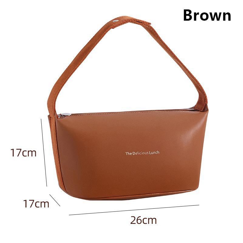 PU Portable Insulated Bento Food Lunch Box Thermal Bag Outdoor Picnic Storage Ice Bags Office Tote Lunch Bags For Women