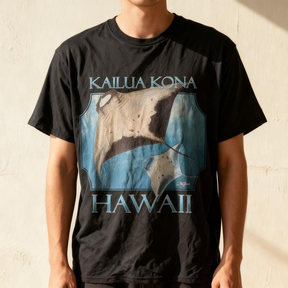 

Kailua Kona Hawaii Manta Rays Ocean Sea Rays TShirt Unisex T-Shirt XXL