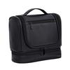 Mens Travel Toiletry Bag With Waterproof Pu Material Double Layer Large Capacity For Business And Daily Use