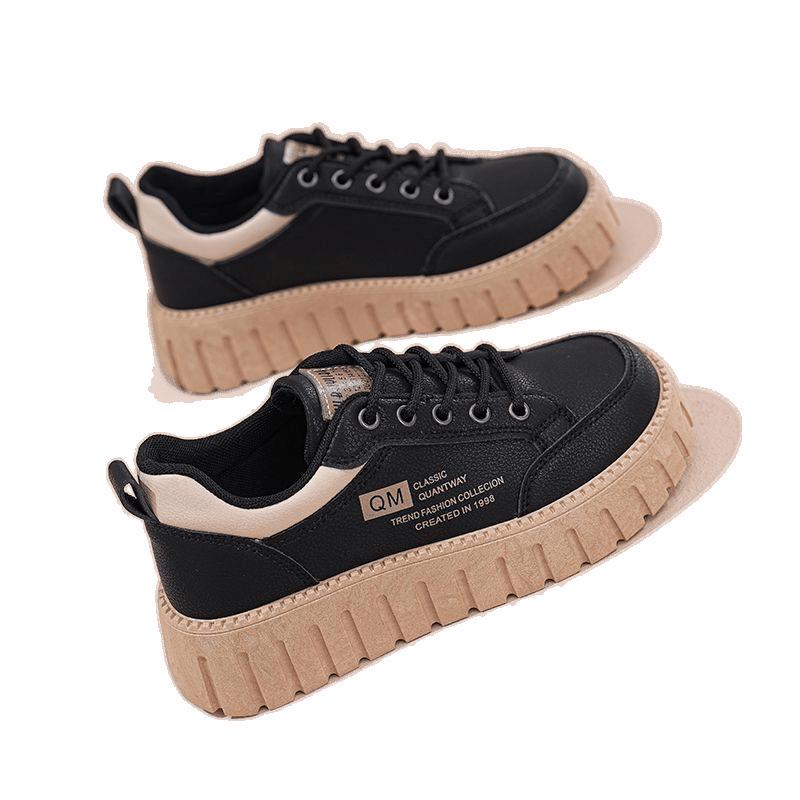 Spring 2025 Women's Trendy Dad Shoes: Versatile, Thick-Soled, Height-Increasing Casual Sneakers