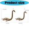 Nessies Decors Figurines Metal Sea Animal Statues Decorative Ornament for Living Room,Bookshelf,Side Table Decorations