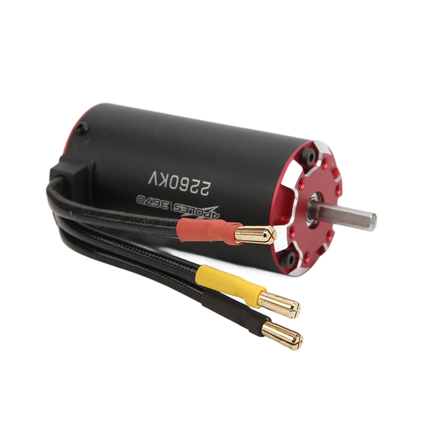 

V2 Supersonic 3670 2260KV RC Безколекторний двигун 4 полюси з інтерфейсом температурного датчика для 18 110