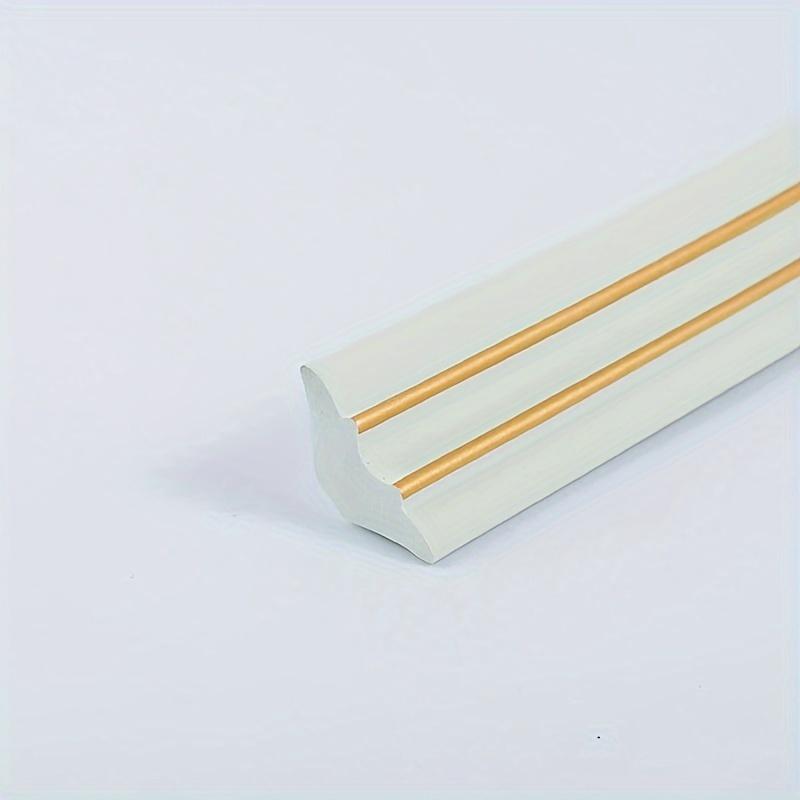 

1PC 2m/78.74inch 3D PVC Ceiling Decorative Soft Line Self-Adhesive Baseboard Background Wall Molding Wallpaper Sticker Interior 2m небо синє кольору
