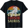 Cousinsaurus T Rex Dinosaurier Cousin Saurus Familienpassendes Geschenk Unisex T-Shirt