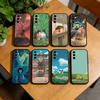 Spirited Away C-Chihiro H-Haku Phone Case Black Silicone Soft For Samsung Galaxy A73,A72,A71,A70,A53,A52,A51