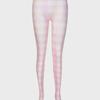 Eireve GRAPHIC TIGHTS (PEACH FUZZ CHECK)