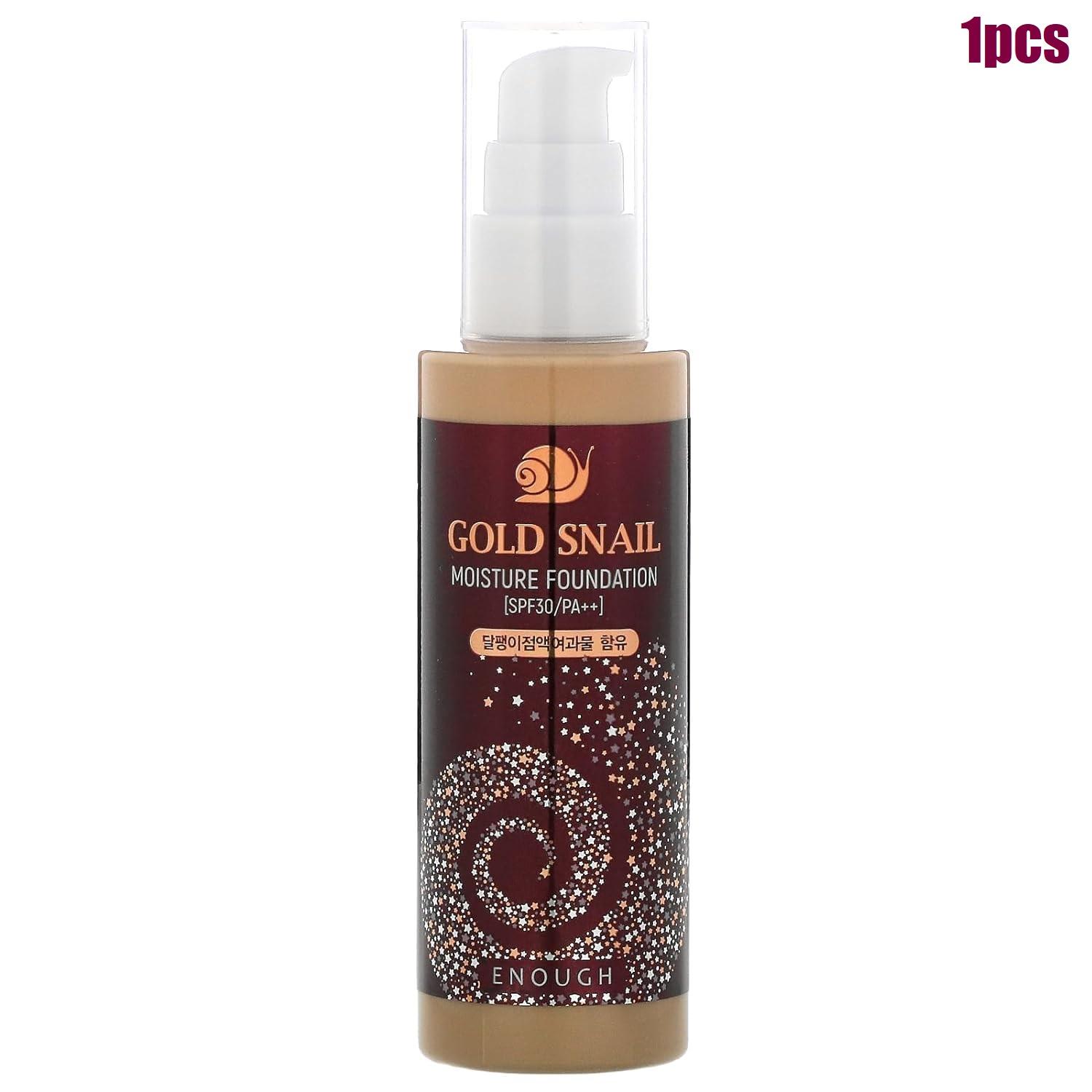 

ENOUGH Gold Snail Moisture Foundation SPF30 100ml #21Transparent Beige+RANDOM GIFT