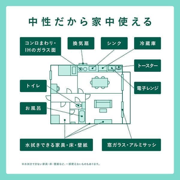 Toho Utamaro Cleaner Main Body (400ml) 1 + Refill (350ml) Household Cleaning Detergent Bulk Purchase